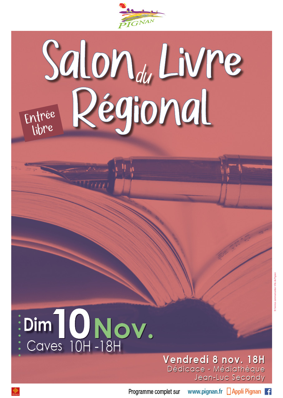 Affiche du salon du livre 