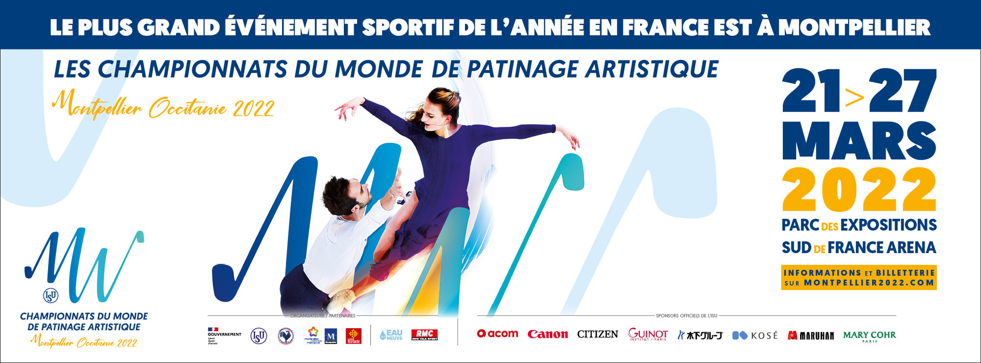 Championnats Du Monde De Patinage Artistique 2022 | Montpellier ...