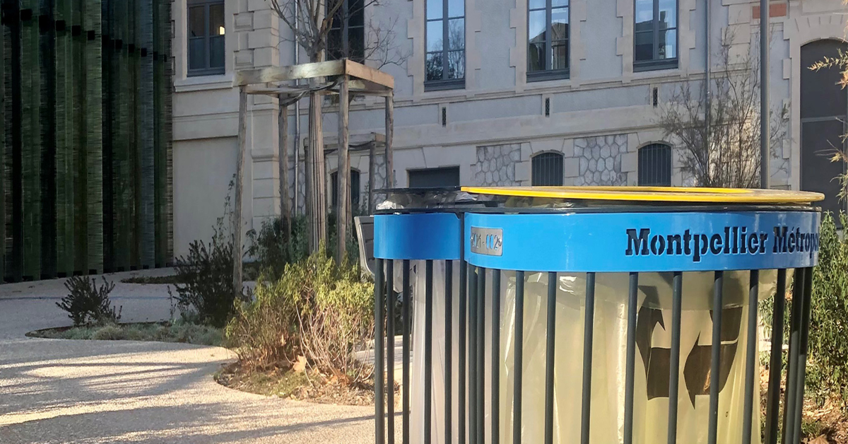 L'objectif zéro déchet loin d'être atteint à Montpellier, les poubelles  débordent - France Bleu