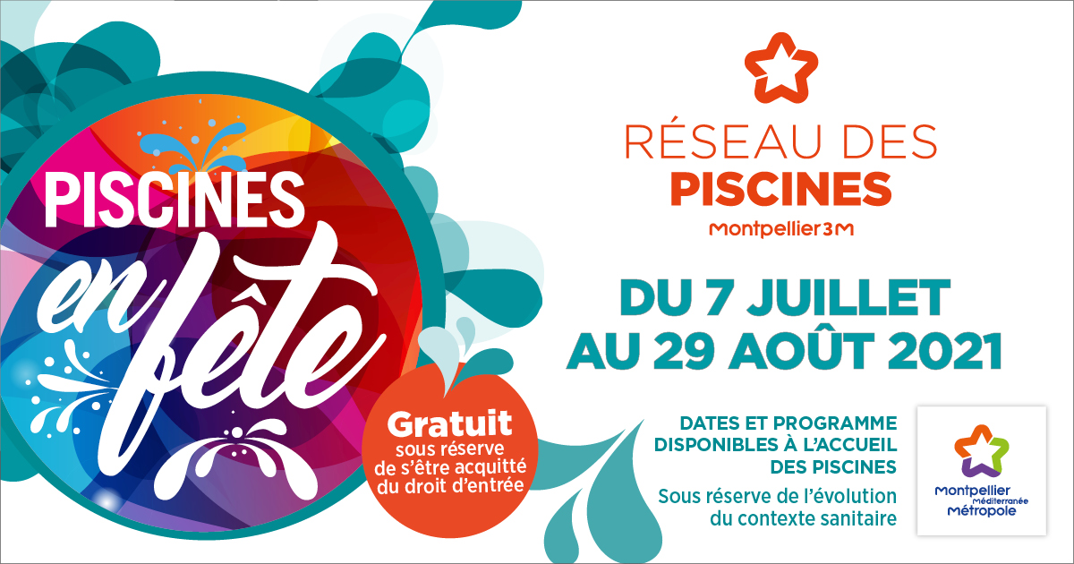 Piscines en fête du 7 juillet au 29 août